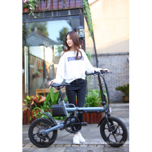 Different color 36v foldable electric bike 250w hot sale low price factory e bike with 16inch  Alloy rim Pedals